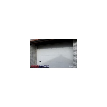 PORTON SECCIONAL A RAYAS BLANCO 18X7