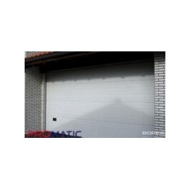 PORTON SECCIONAL A RAYAS BLANCO 9X7