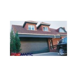 PORTON SECCIONAL A RAYAS ROBLE OSCURO 9X8