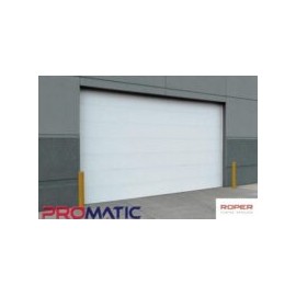 PORTON SECCIONAL LISO BLANCO 14X8
