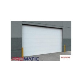 PORTON SECCIONAL LISO BLANCO 9X7