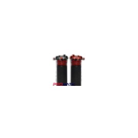 RESORTE PARA PORTONES ASCENDENTES ROJO CALIBRE 225X2X23 IZQUIERDO CONO ROJO
